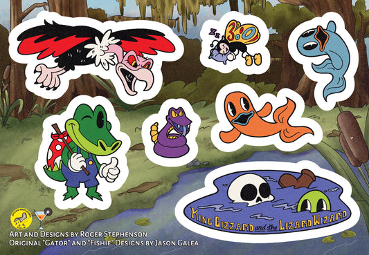 King Gizzard Dirt Sticker Sheet