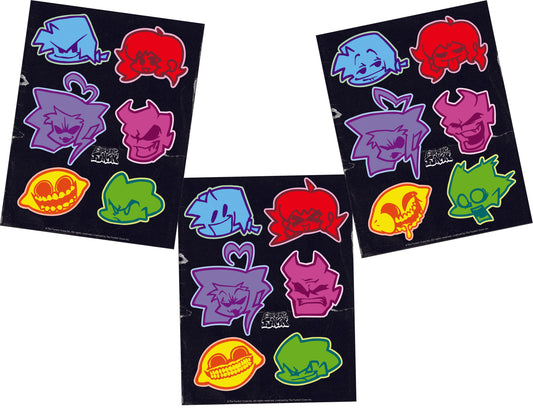 Friday Night Funkin' Loading Sticker Sheet Set