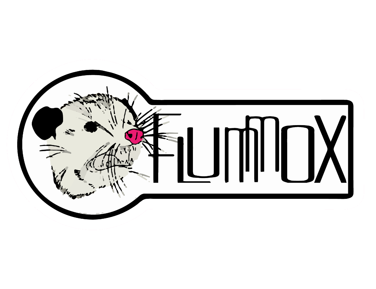 Flummox Possum Sticker