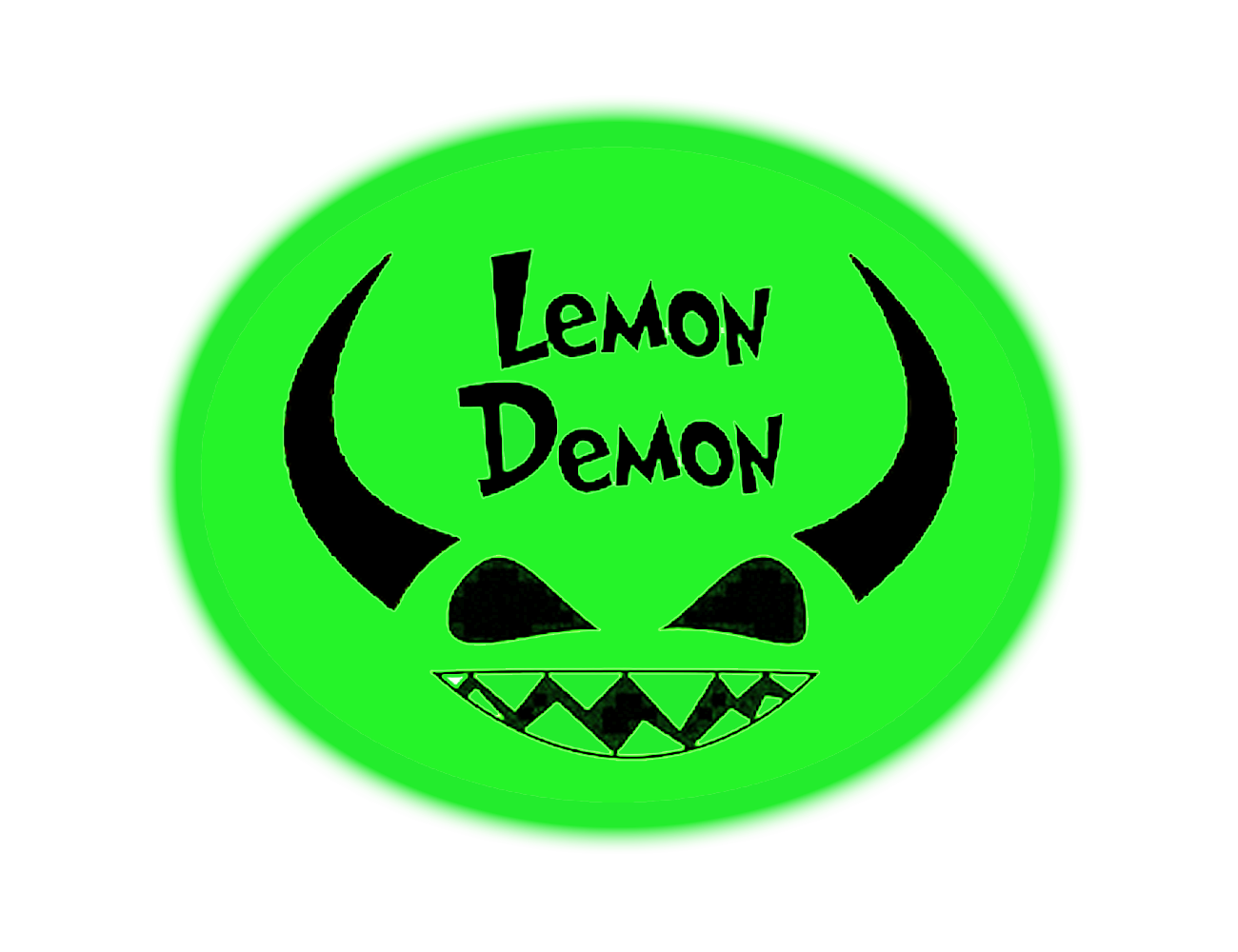 Lemon Demon Glow in the Dark Sticker