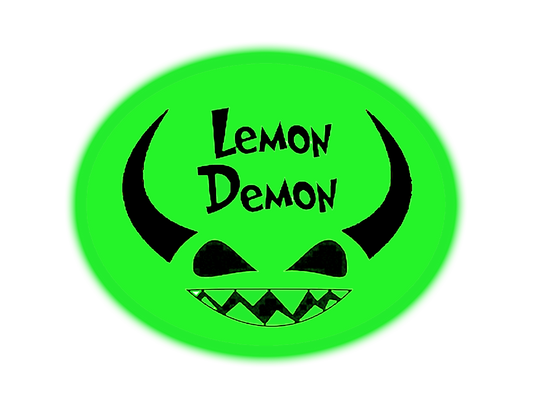 Lemon Demon Glow in the Dark Sticker
