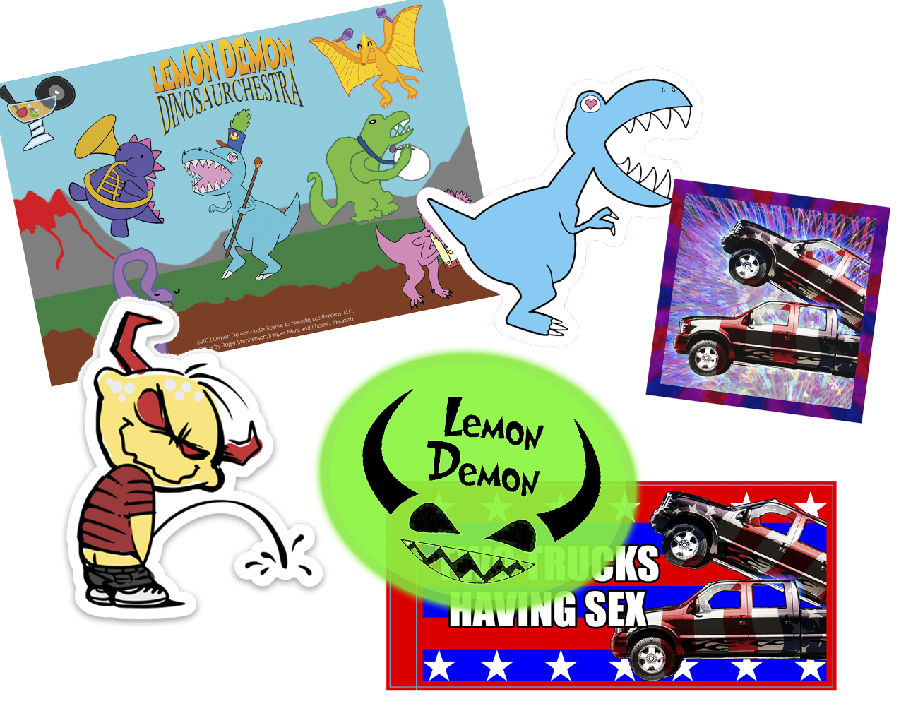 Lemon Demon Sticker Bundle