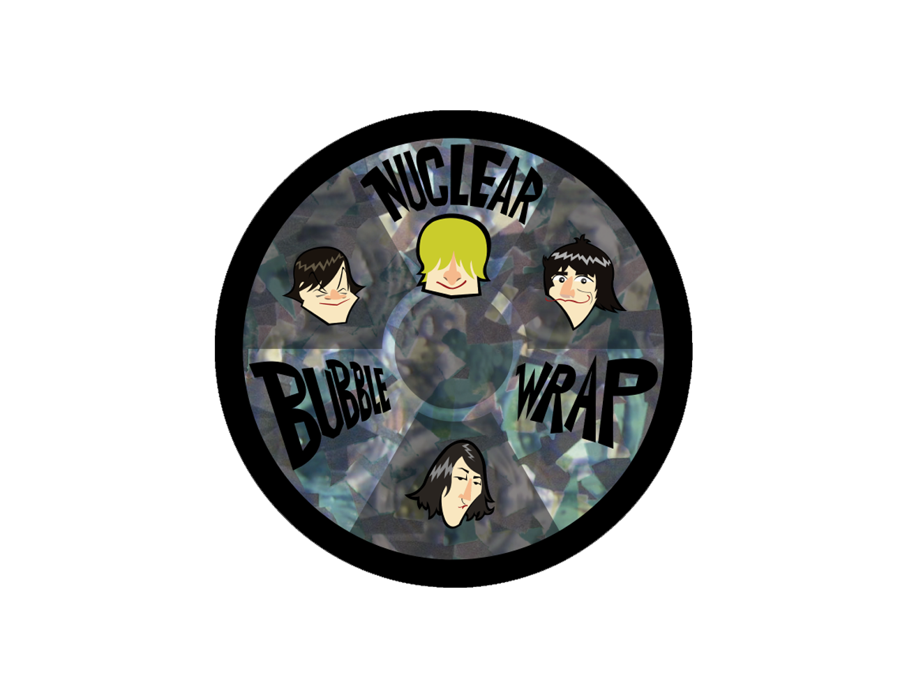 Heady Holo Nuclear Bubble Wrap Sticker