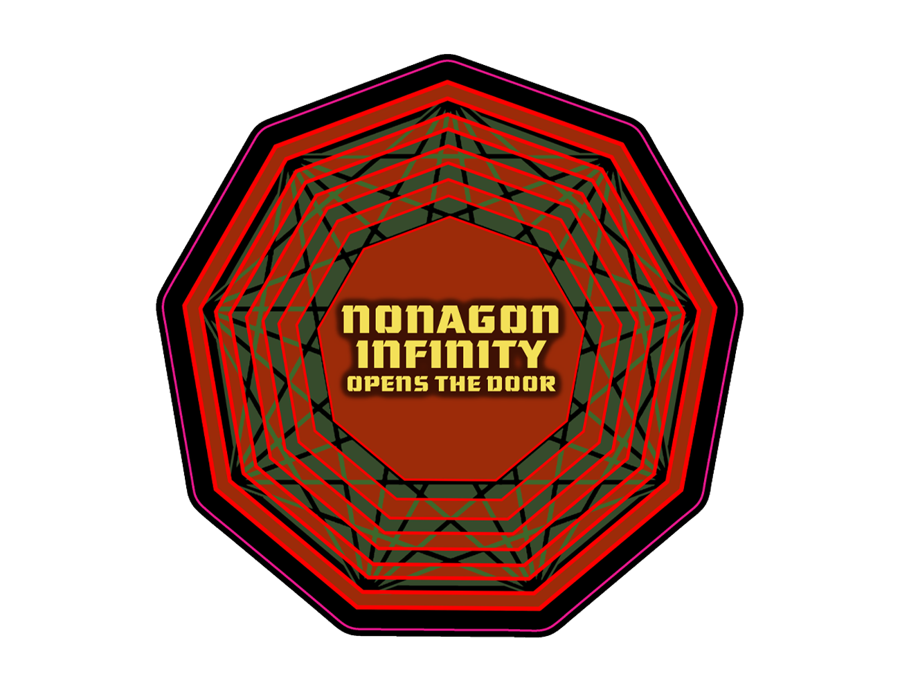 King Gizzard - Nonagon Infinity Sticker – Needlejuice Records King Gizzard - Nonagon Infinity Sticker – Needlejuice Records