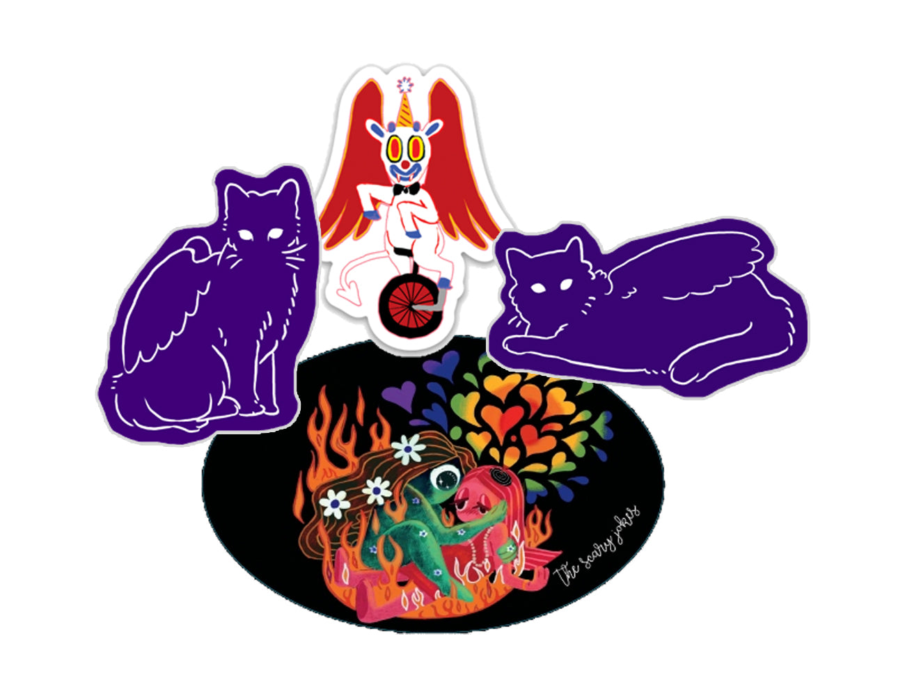 The Scary Jokes Sticker Set