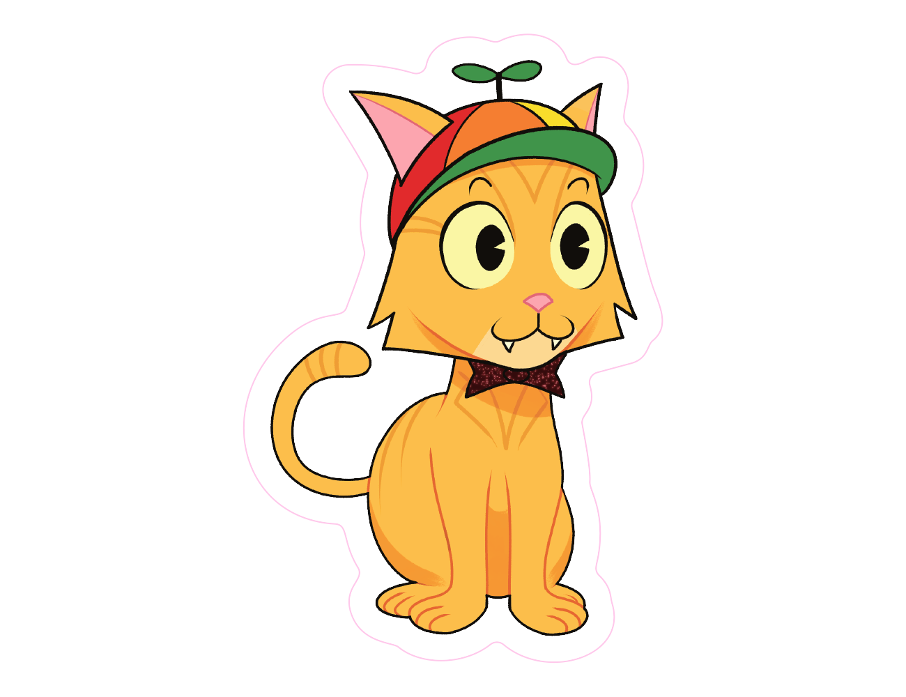 Tango Cartoon Sticker
