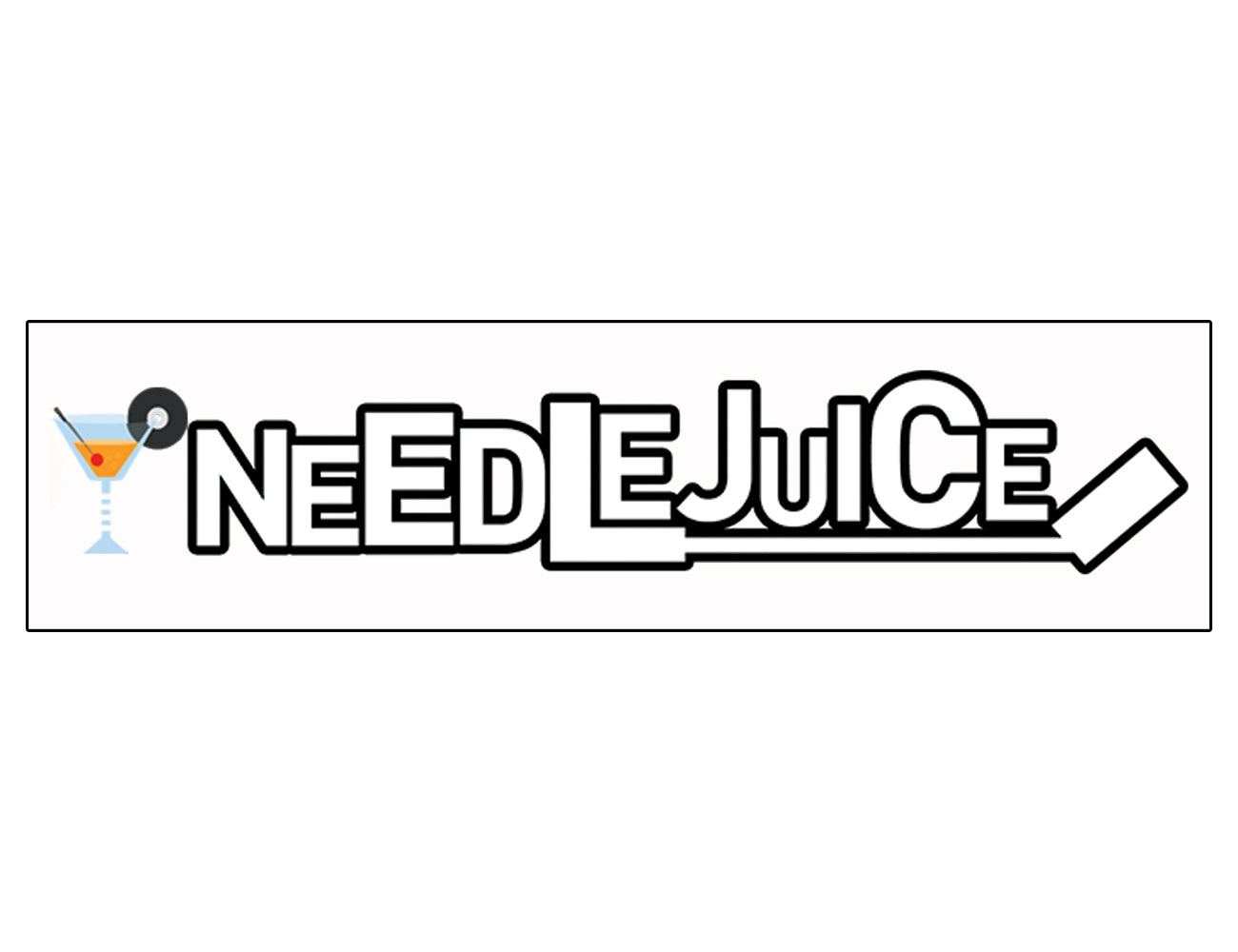 Needlejuice Rectangle Sticker