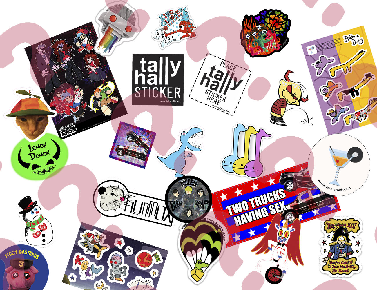 Needlejuice Mystery 10 Stickers Bundle