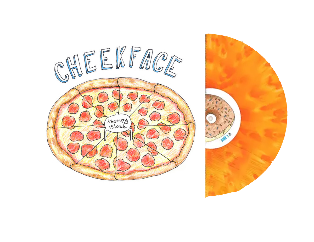 Cheekface - Therapy Island - Yellow/Orange/Red Swirl LP