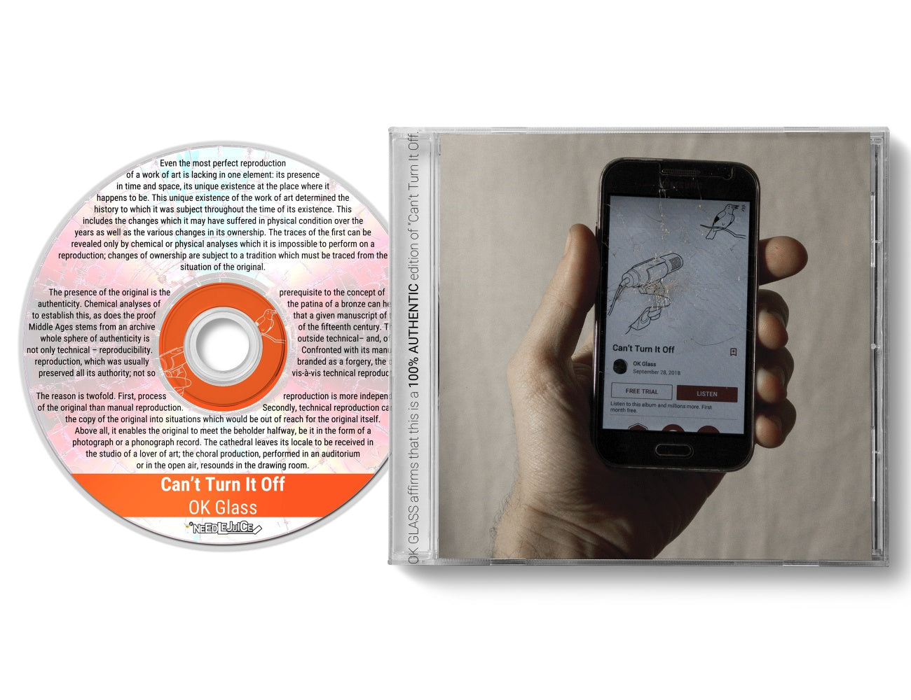 Can't Turn It Off - CD
