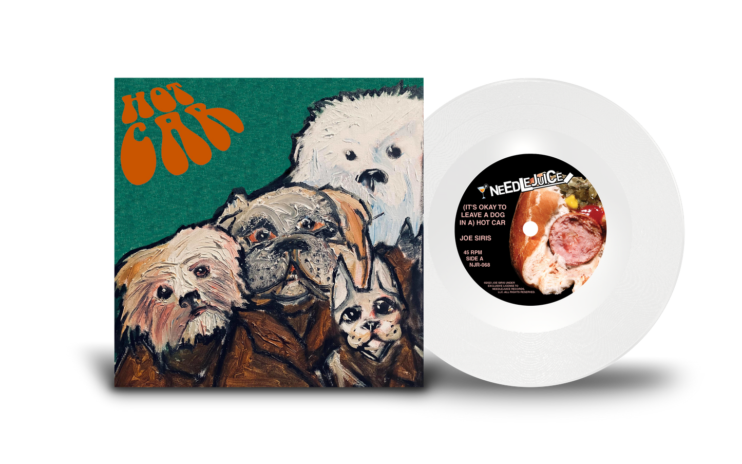 It's Okay to Leave a Dog in a Hot Car - White Revolver 7"