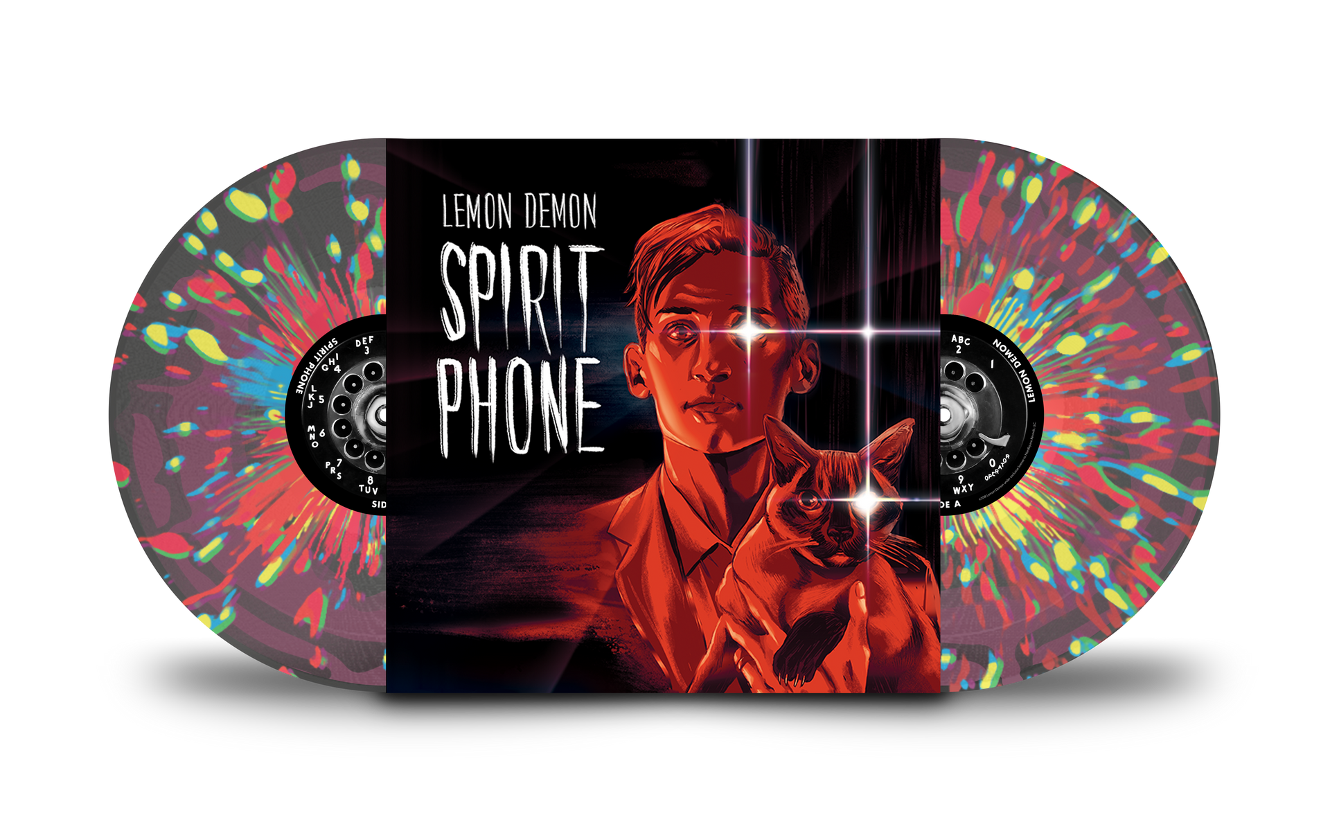 Lemon Demon - Spirit Phone - Cadaver Candy Vinyl LP – Needlejuice Records