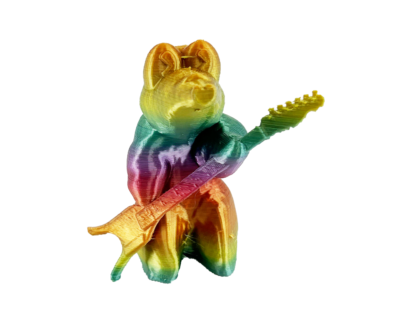 3D Printed Rainbow Gaytor Gizz Boy