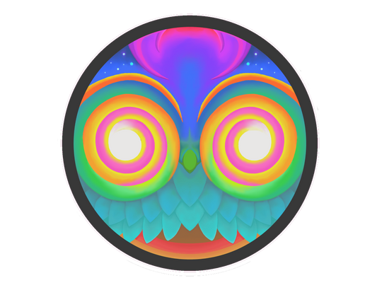 Head On/Pill Holo Sticker