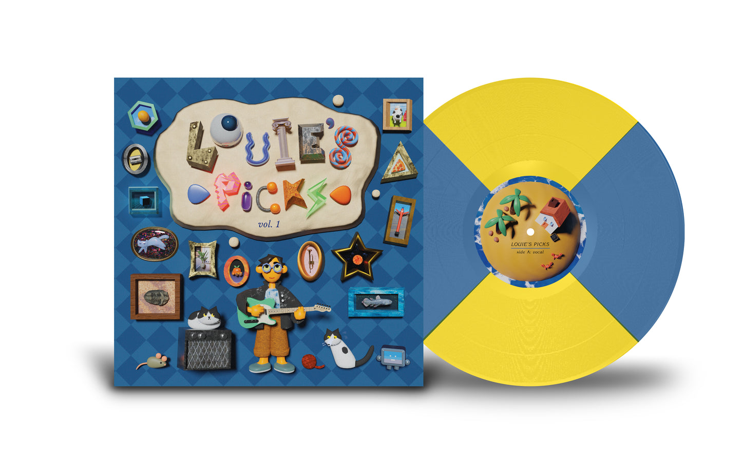 Louie's Picks Vol. 1 - Blue/Yellow Quad LP