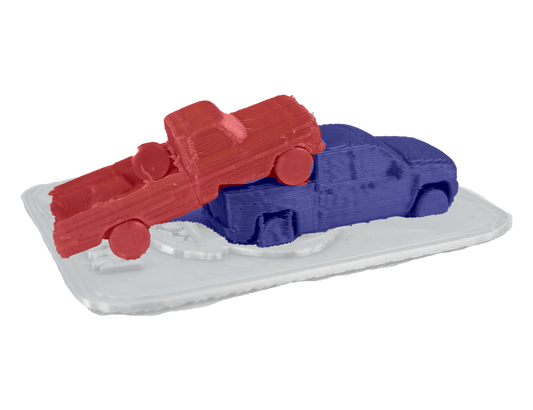 Lemon Demon 3D Printed Two Trucks