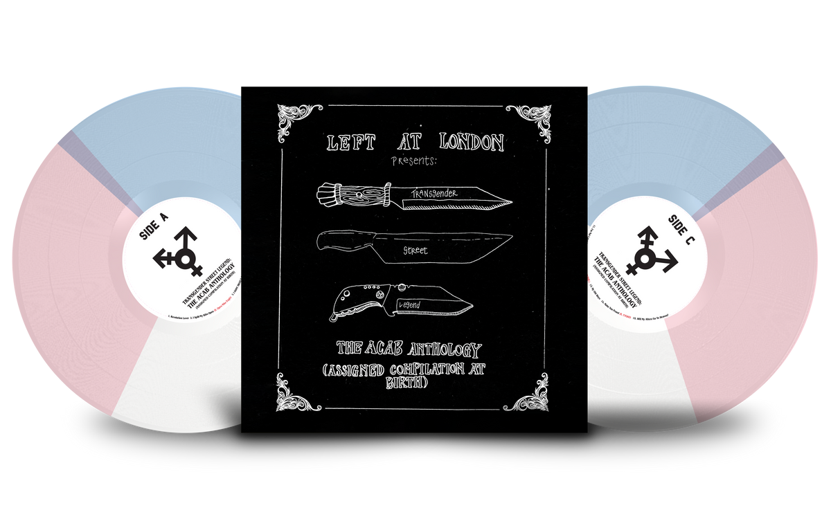 Transgender Street Legend: The ACAB Anthology - Trans Colors LP Transgender Street Legend: The ACAB Anthology - Trans Colors LP