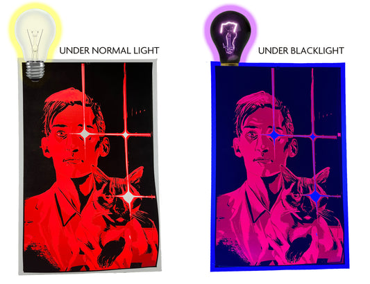 Spirit Phone Blacklight Poster
