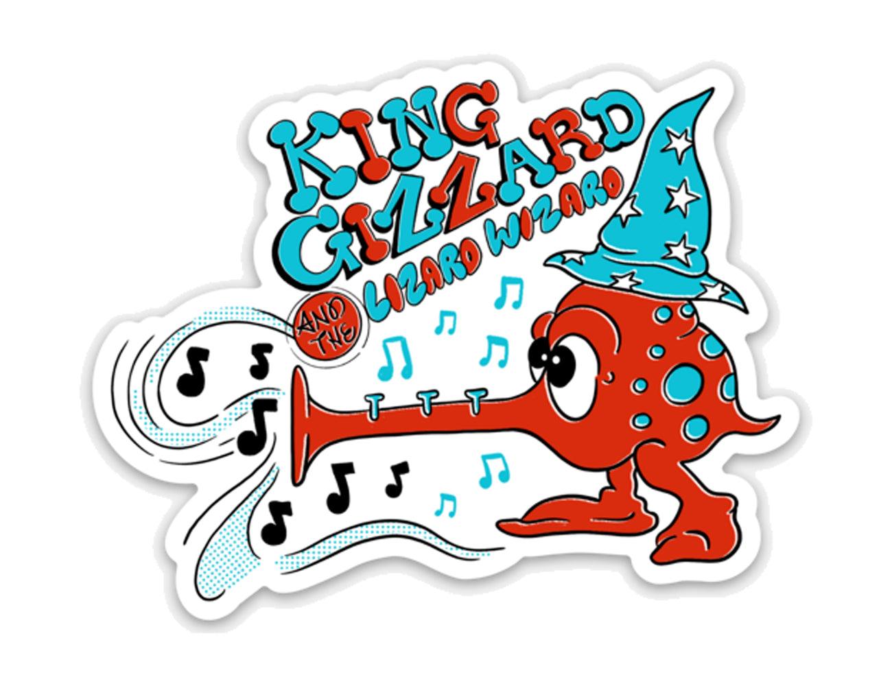 King Gizzard - Brisbane Wizard Sticker