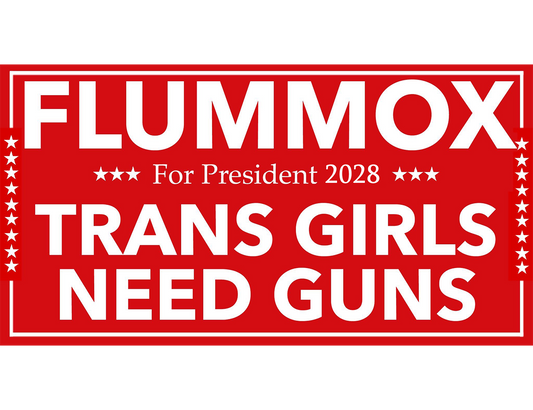 Trans Girls Need Guns Bumper Sticker