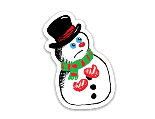 Vanilla the Plastic Snowman Sticker