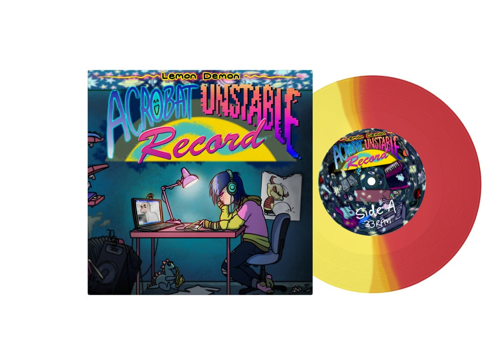 Acrobat Unstable Record - Blood Red/Piss Yellow 7"
