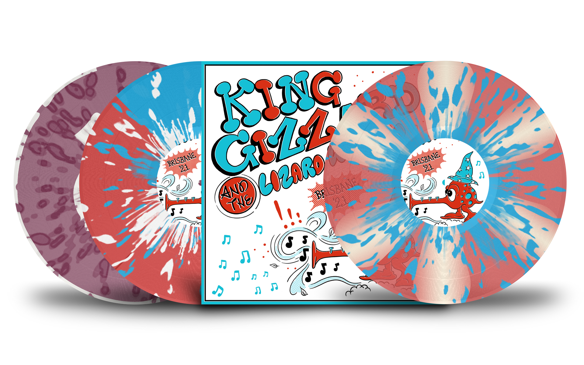 米3discs LP King Gizzard & the Lizard Wizard Live in